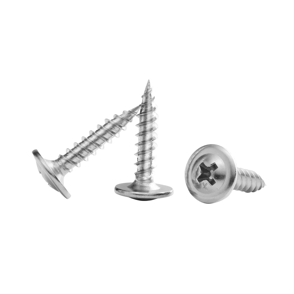 Stainless Steel Screws, #8 Wood Screws, 3/4 Inch Screws, Phillips Pan Head Screws, Wood Screws, Stainless Steel Wood Screws, General Purpose Screws, 300 Pack Screws