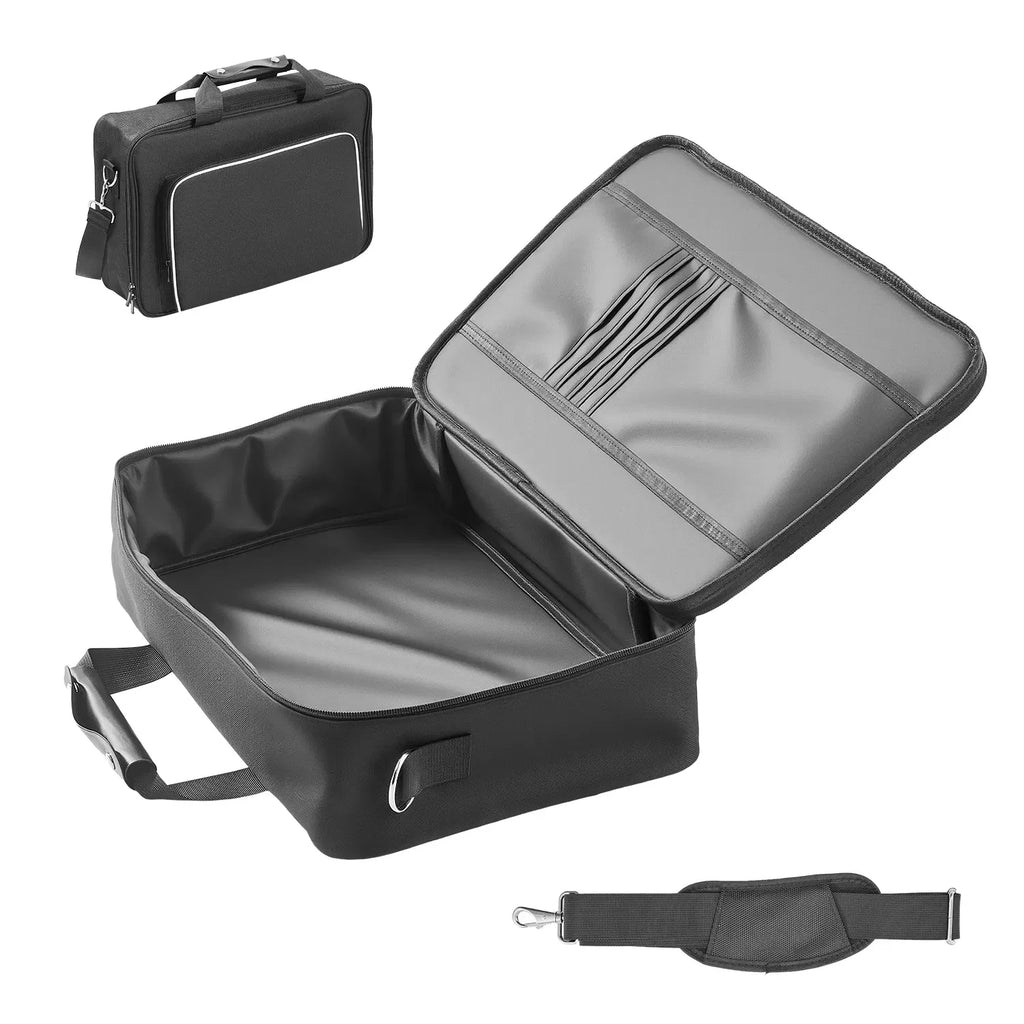 PS5 Carrying Case, Nylon Travel Storage Bag for PS5 / PS5 Slim Console, Controllers, Game Discs & Accessories, with Shoulder Strap & Padded Interior