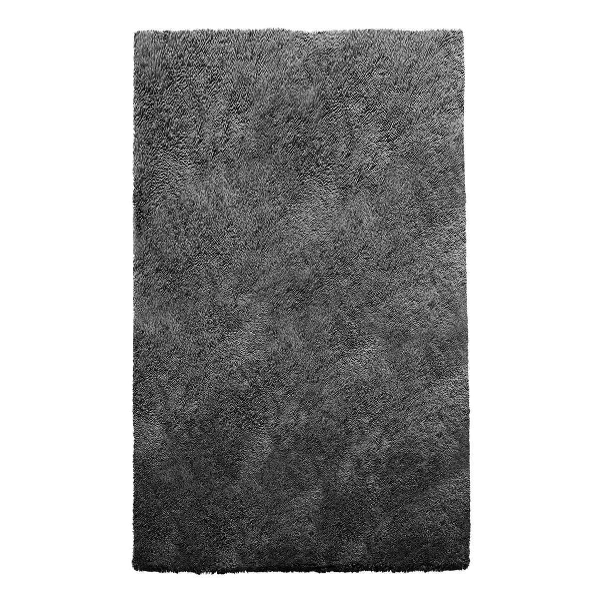 5'x8' Dark Gray Soft Plush Shag Area Rug, Slip‑Resistant Non‑Shedding Indoor Carpet for Home Living Space