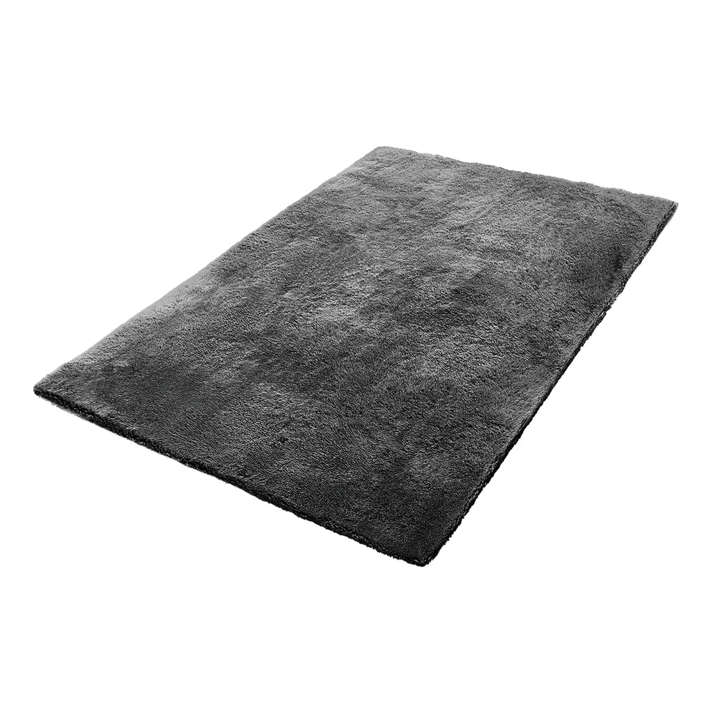 5'x8' Dark Gray Soft Plush Shag Area Rug, Slip‑Resistant Non‑Shedding Indoor Carpet for Home Living Space