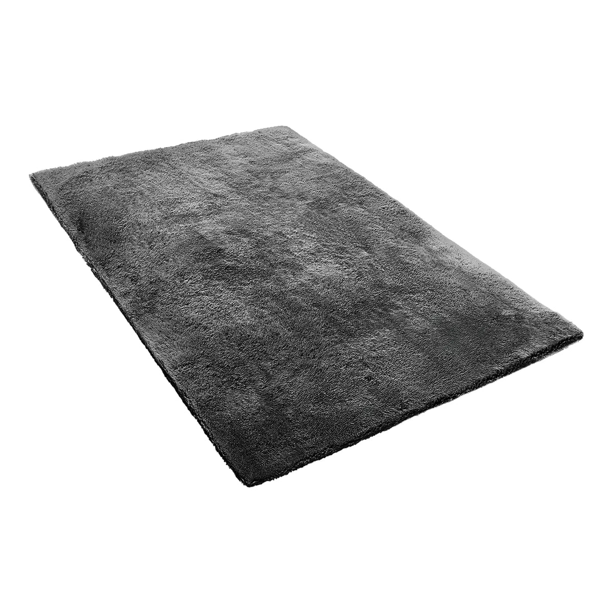 5'x8' Dark Gray Soft Plush Shag Area Rug, Slip‑Resistant Non‑Shedding Indoor Carpet for Home Living Space
