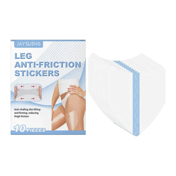 10ct Leg Anti-Friction Thigh Stickers, Chafing Protection Patches for Inner Thighs, Disposable Skin Barrier Pads