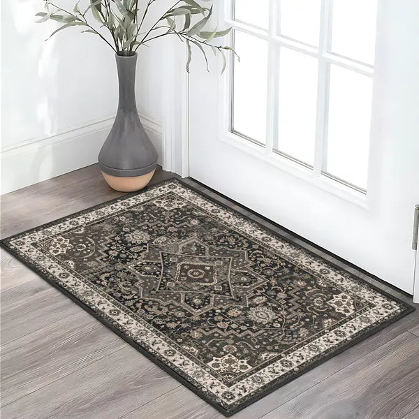 3 Piece Washable Kitchen Rug Set, Non Slip TPR Backing Absorbent Floor Mats for Sink, Farmhouse Kitchen Decor