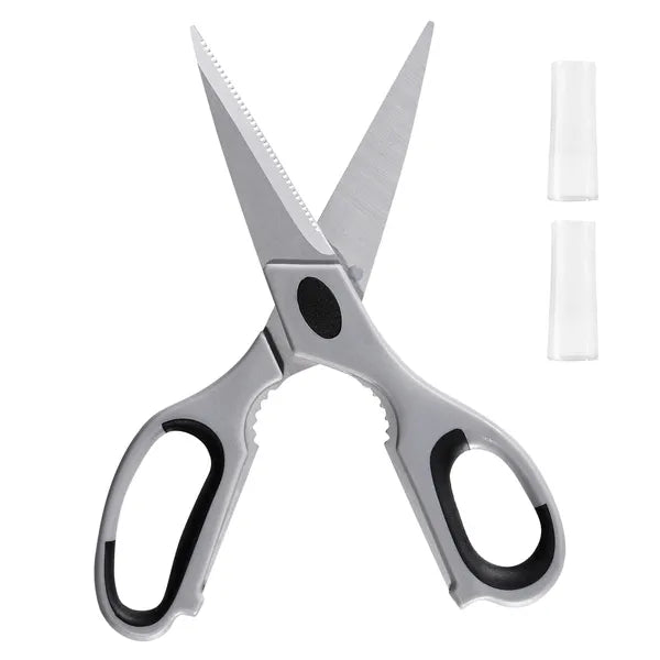 2 Pack Heavy Duty Stainless Steel Kitchen Shears, Sharp Multipurpose Kitchen Scissors for Meat, Chicken Bone, Vegetables & Herbs, Dishwasher Safe