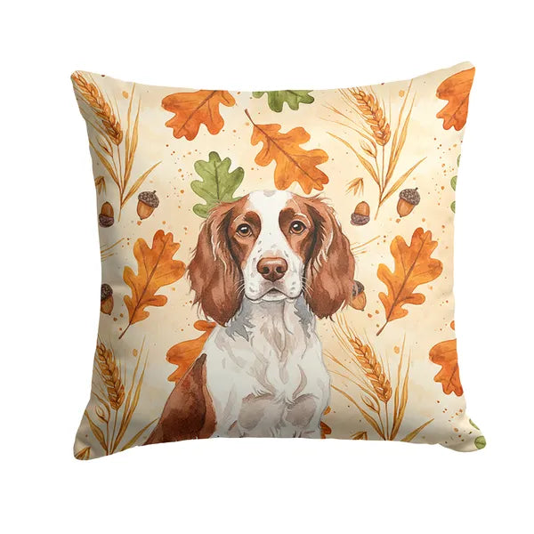 Aeelleea Liver White English Springer Spaniel Heirloom Fall Pillow 14x14