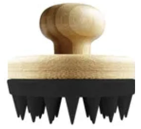Aeelleea Wabi Sabi Silicone Scalp Scrubber, Shampoo Massager Brush for Wet Dry Hair Exfoliating