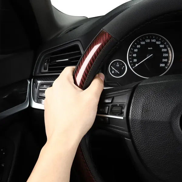 AEELLEEA Car Steering Wheel Cover Breathable Perforated Leather Anti Slip Wear Resistant Universal Steering Wheel Protector