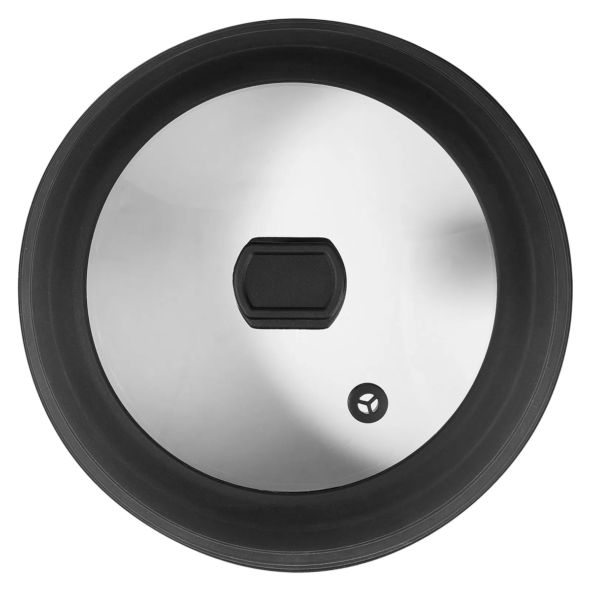 10.8" Collapsible Microwave Splatter Cover & Mat, 500°F Heat-Resistant Silicone & Tempered Glass Lid for Food, Dishwasher Safe