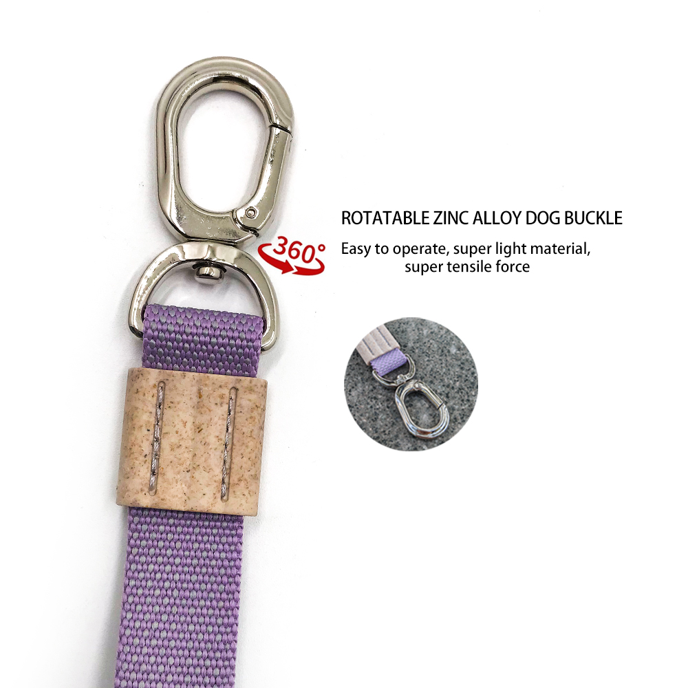 No-Pull Shock Absorbing Dog Leash with Elastic Bungee – Heavy Duty Rope Training Lead for Medium & Large Dogs, Padded Handle for Comfortable Grip