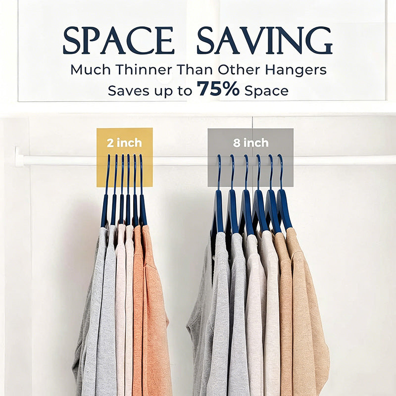 AEELLEEA 10 Pack Velvet Hangers, Premium Non-Slip Clothes Hangers