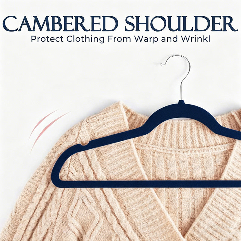 AEELLEEA 10 Pack Velvet Hangers, Premium Non-Slip Clothes Hangers