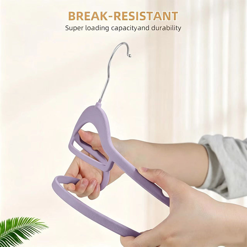 AEELLEEA 10 Pack Velvet Hangers, Premium Non-Slip Clothes Hangers, Light Purple