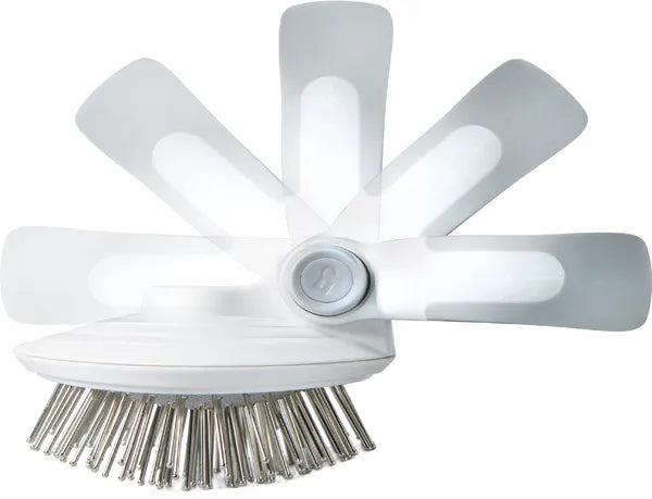 Swivel Pet Grooming Pin Brush with Air Cushion, Adjustable Handle for Dogs & Cats, 4.13 x 2.91 x 2.2 in