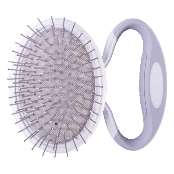 Swivel Pet Grooming Pin Brush with Air Cushion, Adjustable Handle for Dogs & Cats, 4.13 x 2.91 x 2.2 in