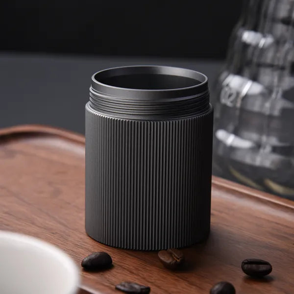 Aeelleea Portable Manual Coffee Grinder, 5.8in x 1.9in, Stainless Steel Conical Burr, Adjustable Grind, 25g for Espresso French Press Moka Pot
