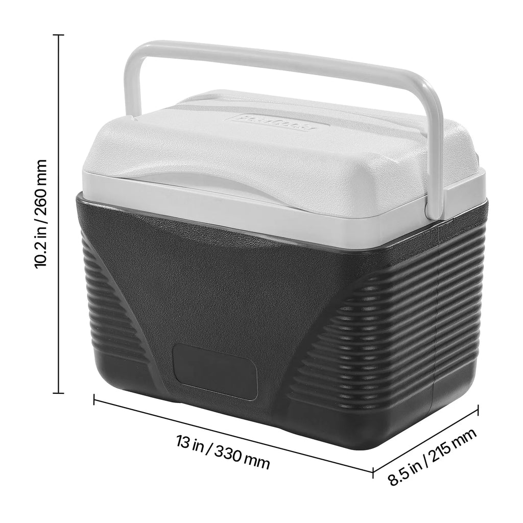 8.5 QT Portable Hard Cooler, Insulated Ice Chest with Large Handle, Lightweight Outdoor Cooler for Picnic, Camping, Fishing and Travel
