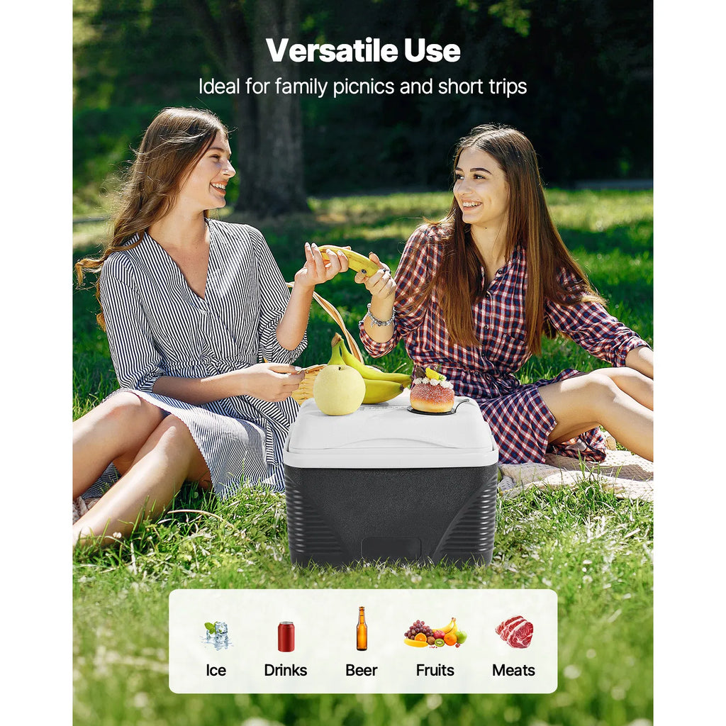 8.5 QT Portable Hard Cooler, Insulated Ice Chest with Large Handle, Lightweight Outdoor Cooler for Picnic, Camping, Fishing and Travel