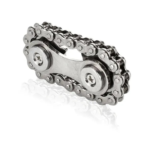 Bike Chain Gear Fidget Spinner Metal Hand Spinner Desk Toy for Stress Relief Focus and Finger Exercise