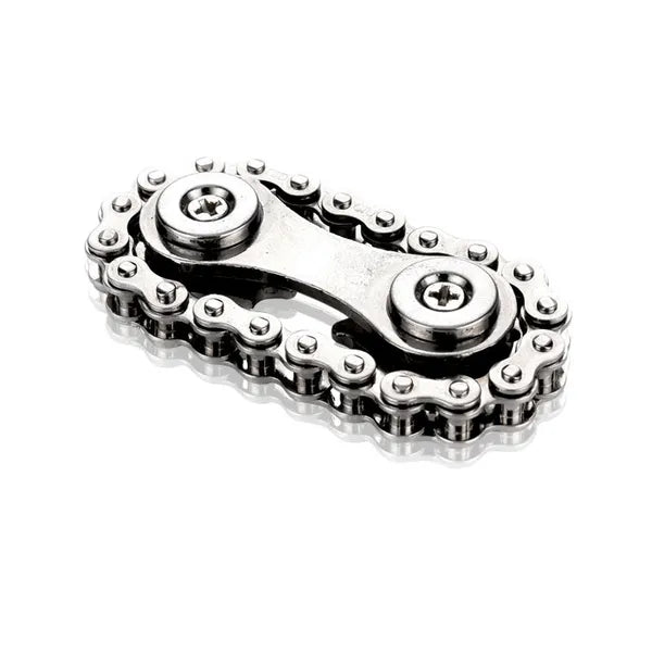 Bike Chain Gear Fidget Spinner Metal Hand Spinner Desk Toy for Stress Relief Focus and Finger Exercise