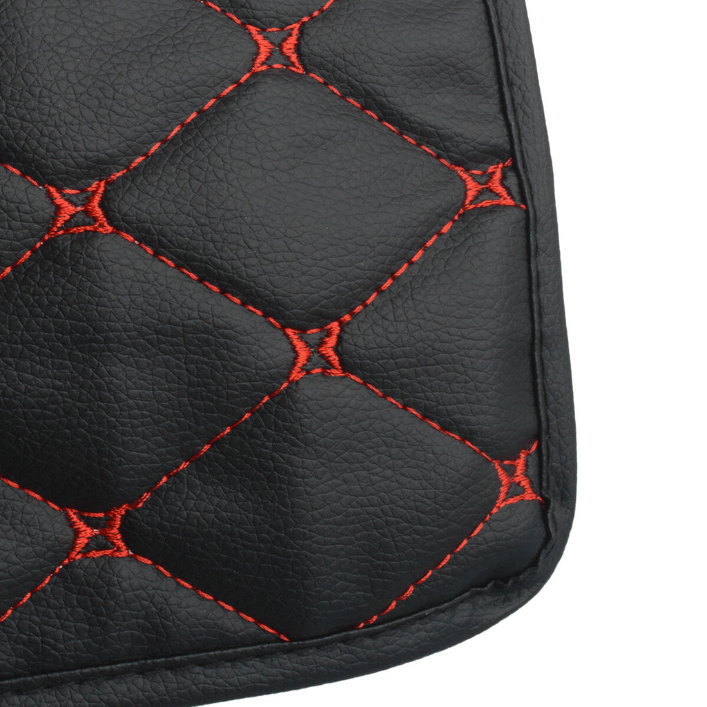 AEELLEEA-Car Center Console Armrest Cover, Universal Faux Leather Armrest Pad, Waterproof Armrest Cushion Protector with Elastic Band for SUV Truck