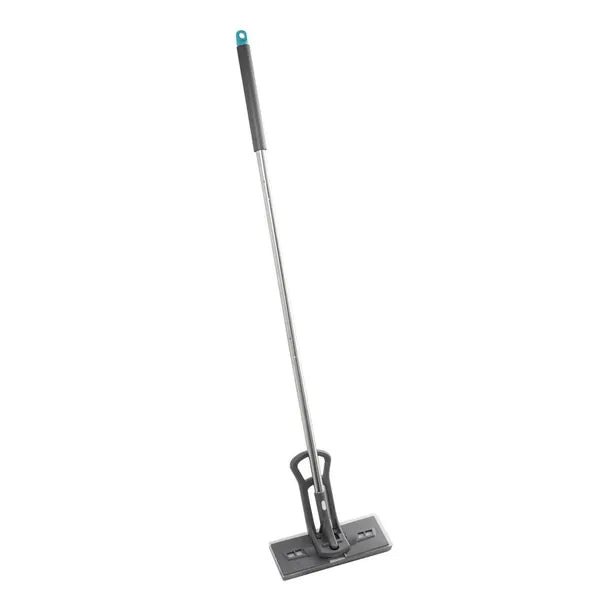 AEELLEEA Adjustable Stainless Steel PU Sponge Mop, Self Squeeze Wet Mop for Hardwood Tile Marble Floors, Hands-Free Wringing Floor Cleaning Mop for Home Kitchen Bathroom