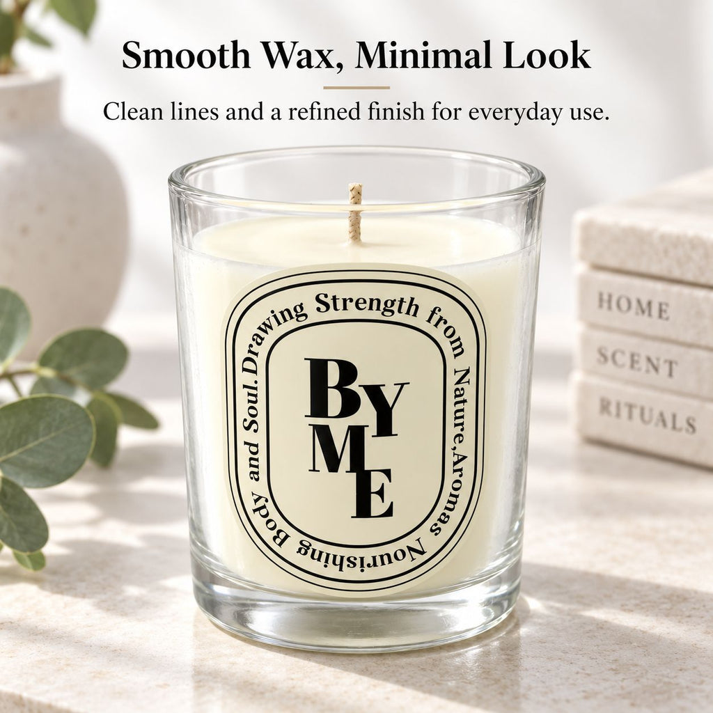 Aeelleea Crystal Clear Glass Aromatherapy Candle, Mood-Lifting Home Fragrance