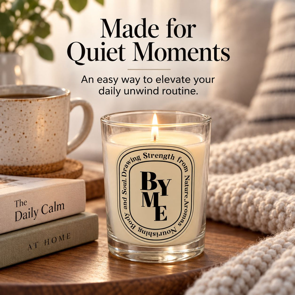 Aeelleea Crystal Clear Glass Aromatherapy Candle, Mood-Lifting Home Fragrance