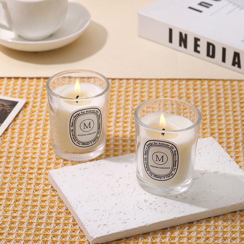Aeelleea Crystal Clear Glass Aromatherapy Candle, Mood-Lifting Home Fragrance