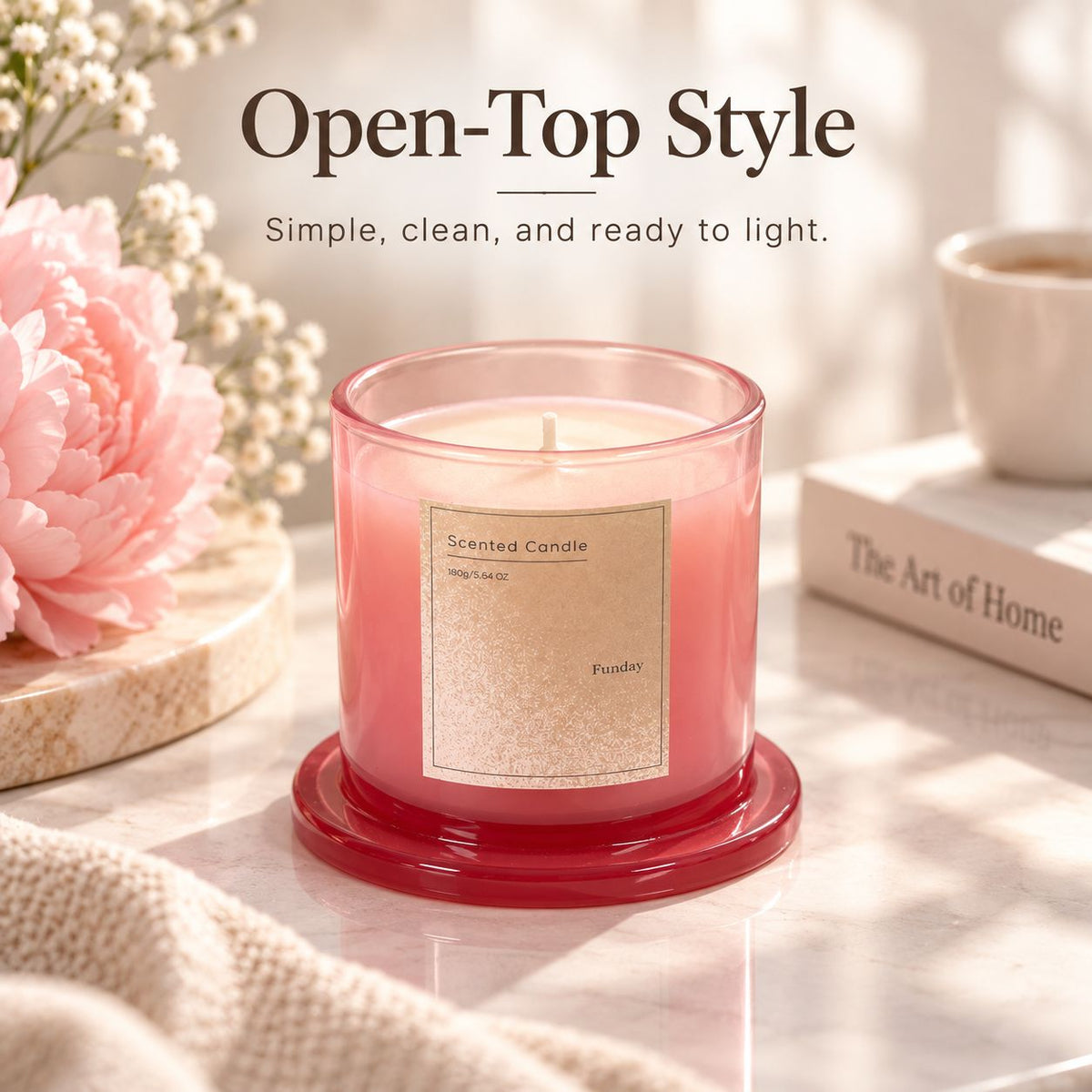 Aeelleea Luxury Golden Bell Jar Aromatherapy Candle, Home Spa and Elegant Gift