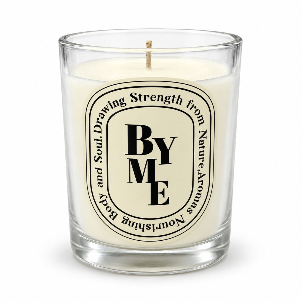 Aeelleea Crystal Clear Glass Aromatherapy Candle, Mood-Lifting Home Fragrance
