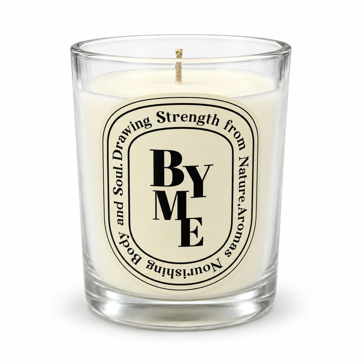 Aeelleea Crystal Clear Glass Aromatherapy Candle, Mood-Lifting Home Fragrance