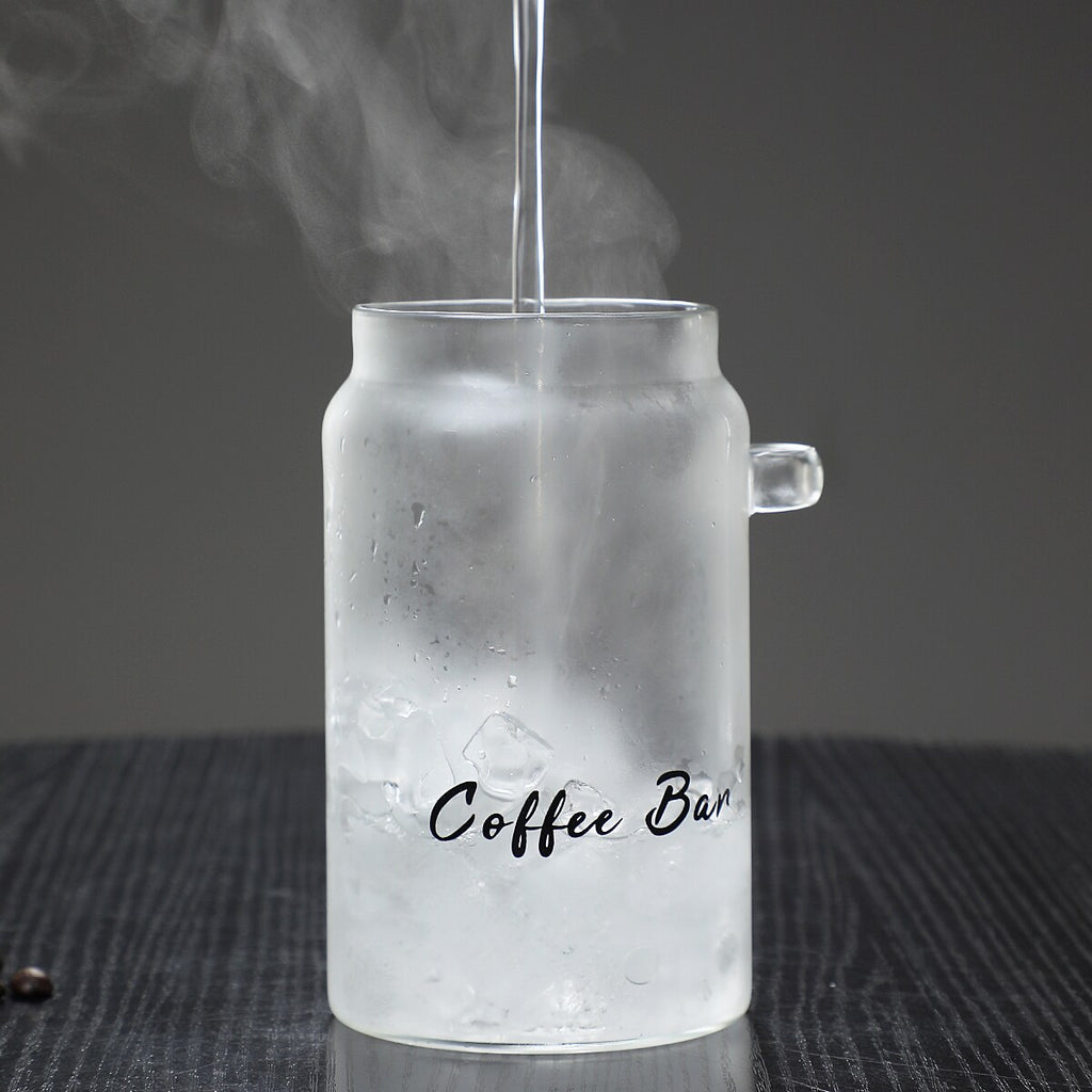 Aeelleea 15oz Glass Coffee Jar with Spoon, Airtight Storage for Candy Tea Snacks Seasoning