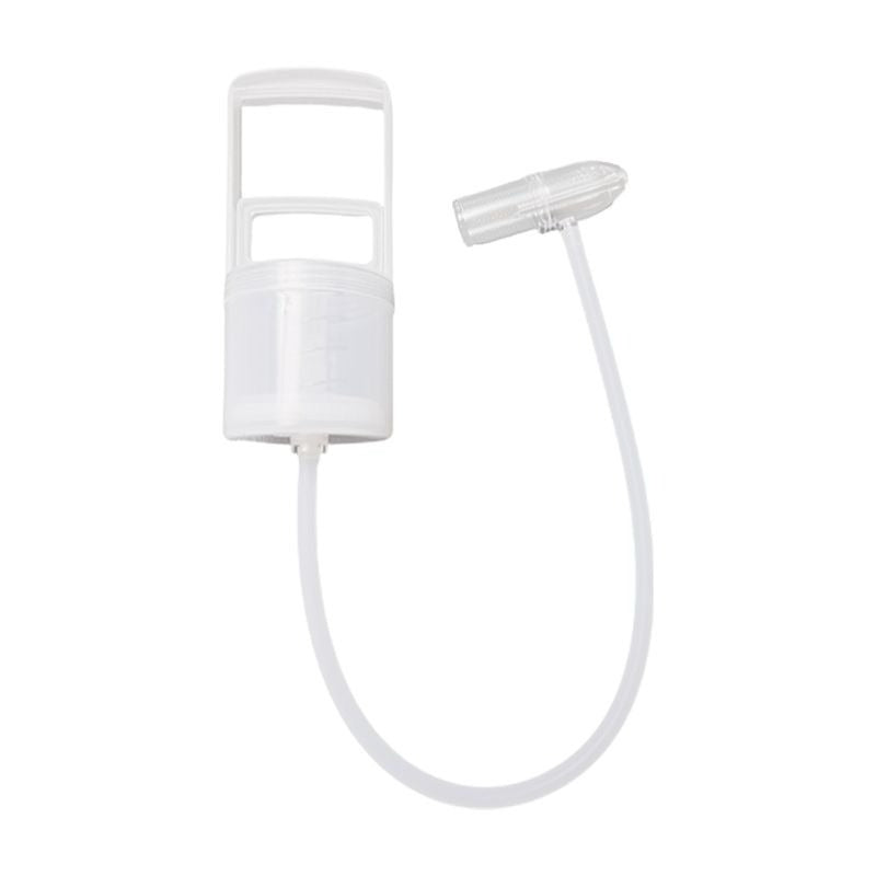 AEELLEEA-Manual Nasal Aspirator with Anti-Backflow Design Soft Silicone Tip Portable Nose Cleaner for Babies and Toddlers