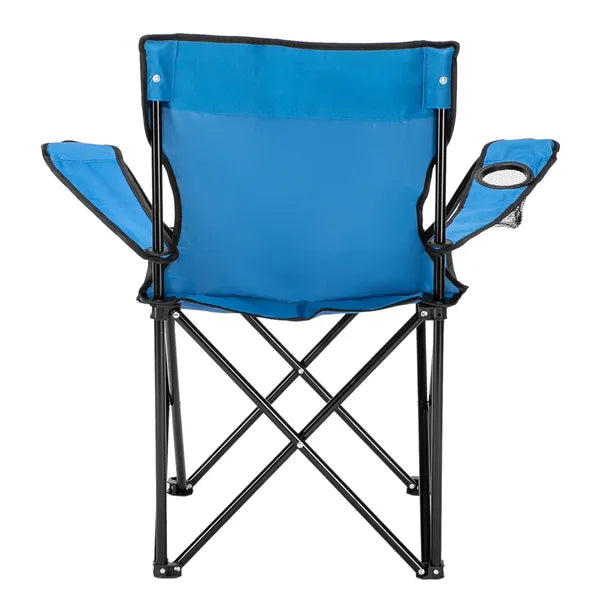 Portable Folding Camping Chair 31.5×19.7×19.7in, 600D Oxford Steel Frame, 230lbs Load, Outdoor Beach Fishing Chair with Carry Bag