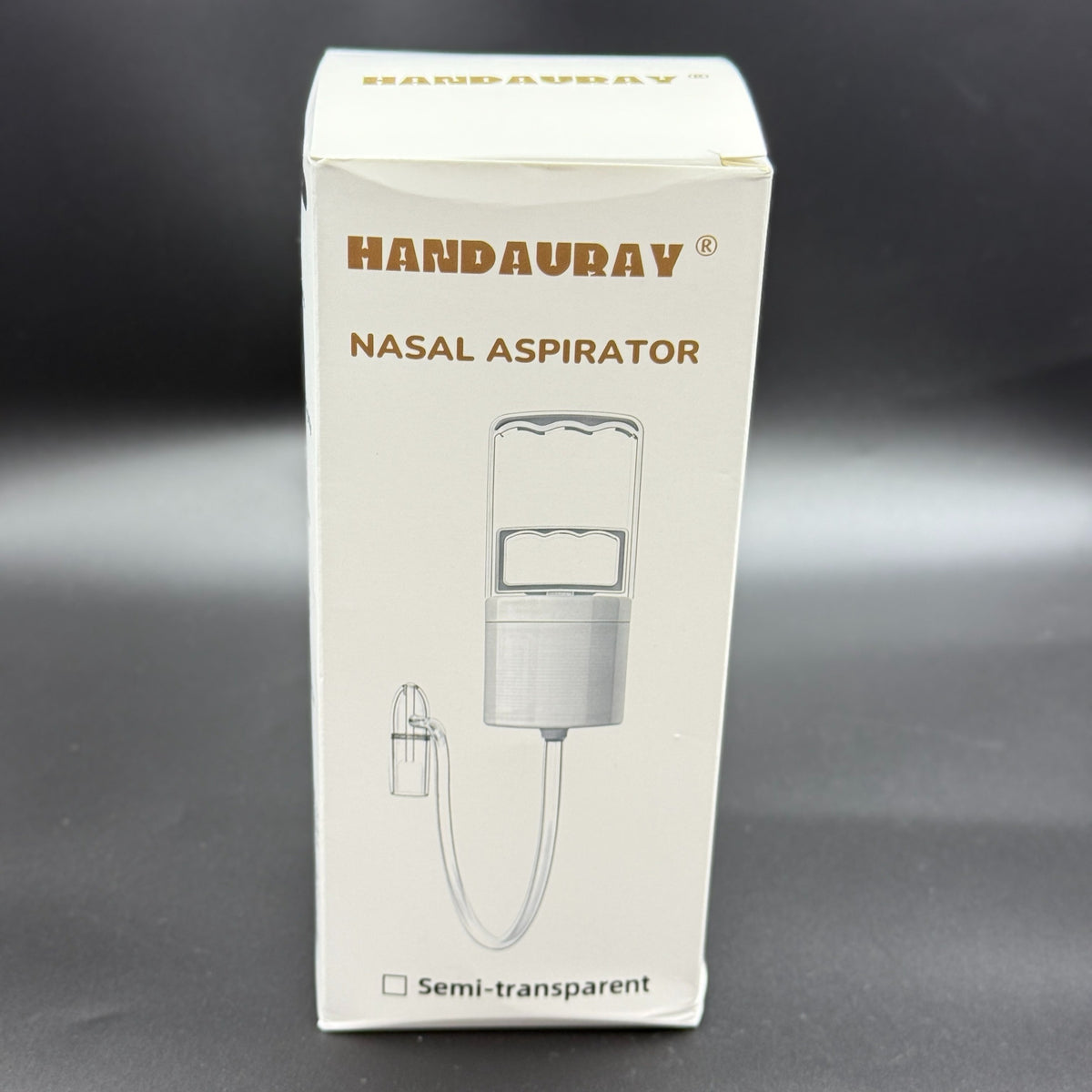 AEELLEEA-Manual Nasal Aspirator with Anti-Backflow Design Soft Silicone Tip Portable Nose Cleaner for Babies and Toddlers