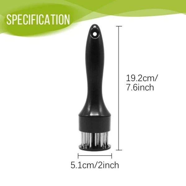Tender meat tool, 21 needle stainless steel tender meat needle, steak hammer suitable for beef, pork, chicken, kitchen cooking tools