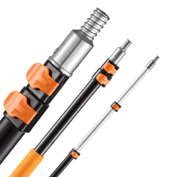 1.76-4 FT Multi-Purpose Telescopic Extension Pole, Aluminum Alloy Adjustable Extendable Pole for Painting, Dusting & High Reach Cleaning