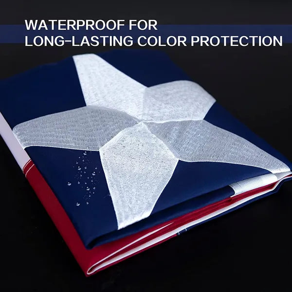 Texas Flag, Multiple Sizes 3x5ft 2x3ft 4x6ft 5x8ft, Heavy Duty Outdoor Embroidered Stars with Brass Grommets & 4 Stitch Hemming