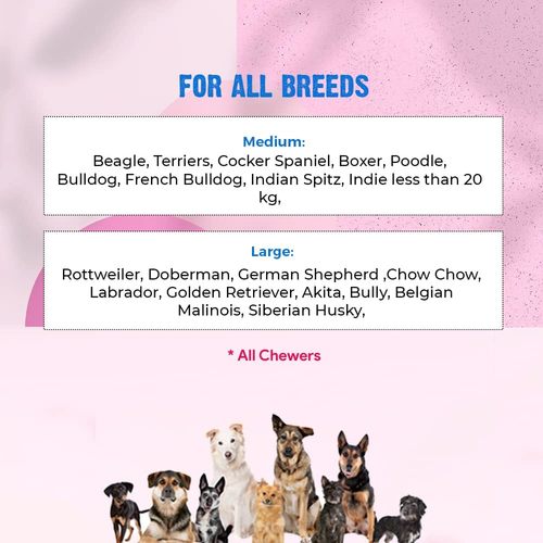 Natural Rubber Chew Toy for Teeth Cleaning & Interactive Play, Non-Toxic & Durable for Small, Medium & Large Dogs