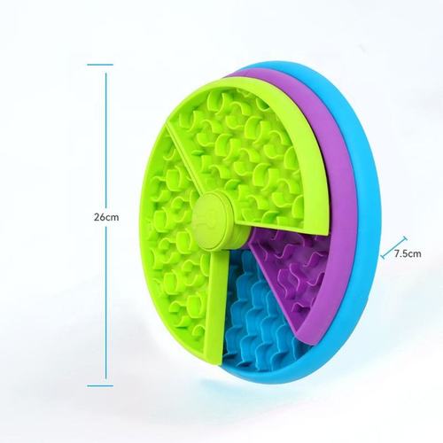 3-in-1 Rotating Dog Slow Feeder & Puzzle Toy