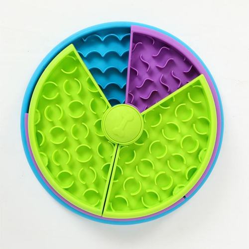 3-in-1 Rotating Dog Slow Feeder & Puzzle Toy