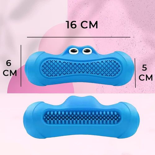 Natural Rubber Chew Toy for Teeth Cleaning & Interactive Play, Non-Toxic & Durable for Small, Medium & Large Dogs