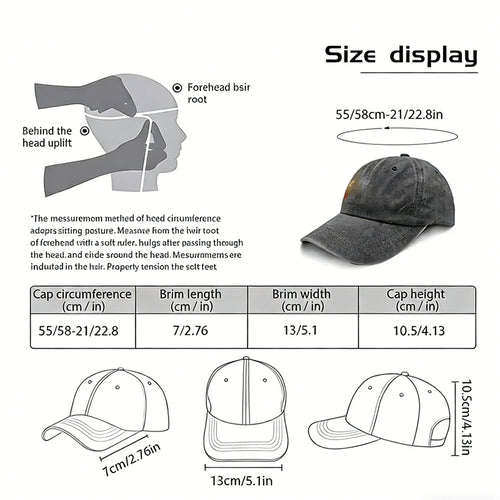Vintage Washed Cotton Baseball Cap - "30 Aged to Perfection" Adjustable Dad Hat