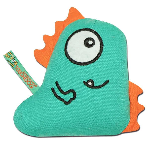 Cartoon Monster Plush Dog Toy, Soft Squeaky Chew Toy for Small & Medium Dogs