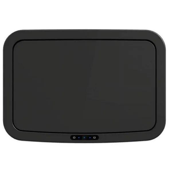 13.2 Gallon Black Touchless Automatic Kitchen Trash Can, Plastic Motion Sensor Garbage Bin with Soft Slow Close Lid