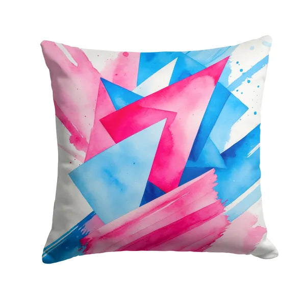 Aeelleea Proud Pillow 18x18 in Transgender Pride Cushion