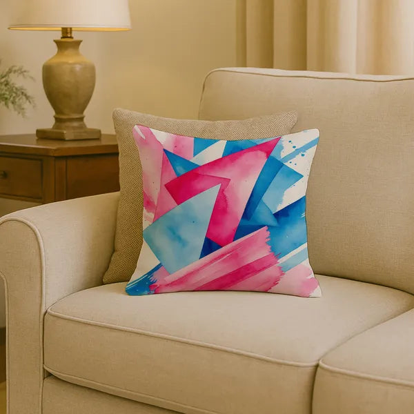 Aeelleea Proud Pillow 18x18 in Transgender Pride Cushion