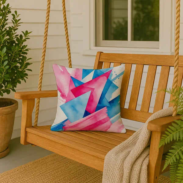 Aeelleea Proud Pillow 18x18 in Transgender Pride Cushion