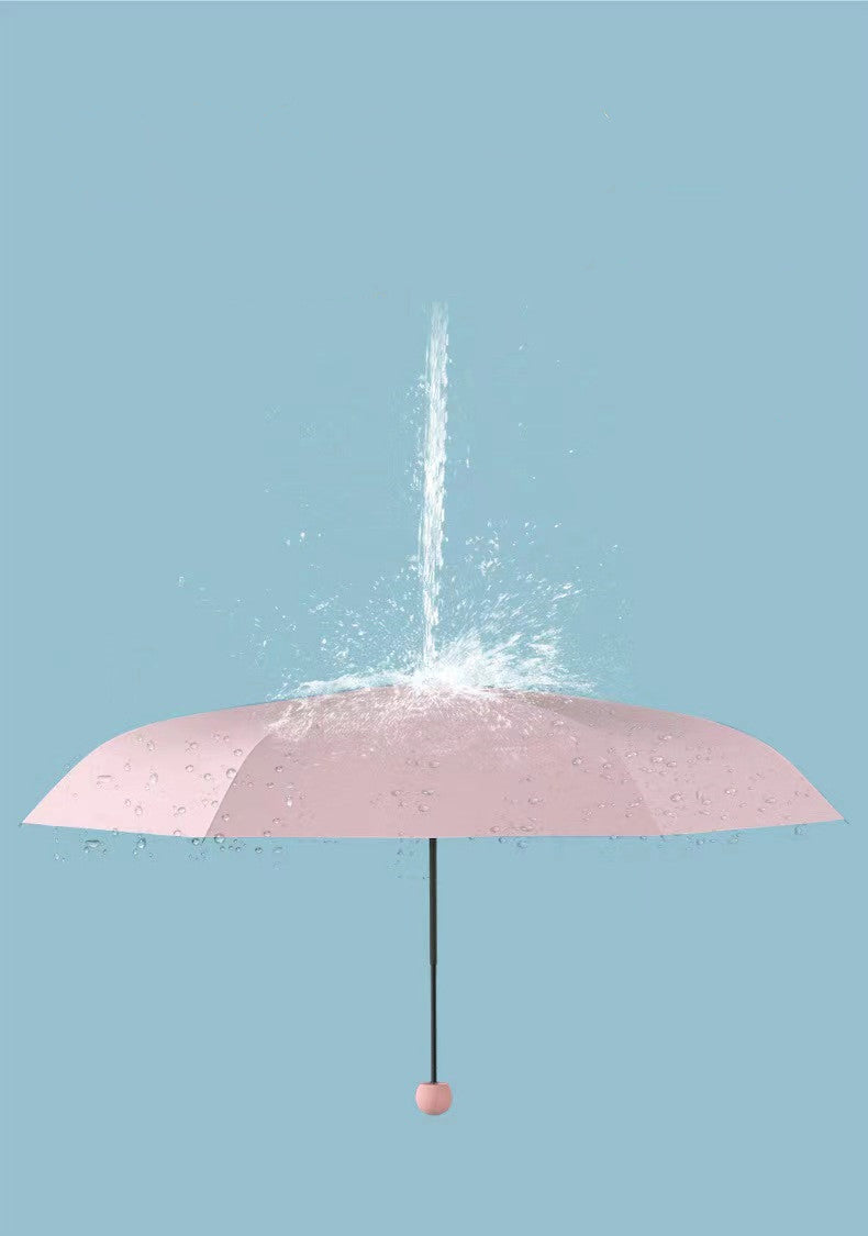 Lightweight Automatic Travel Umbrella, Compact Windproof Folding Umbrella UPF50+ Sun & Rain Protection