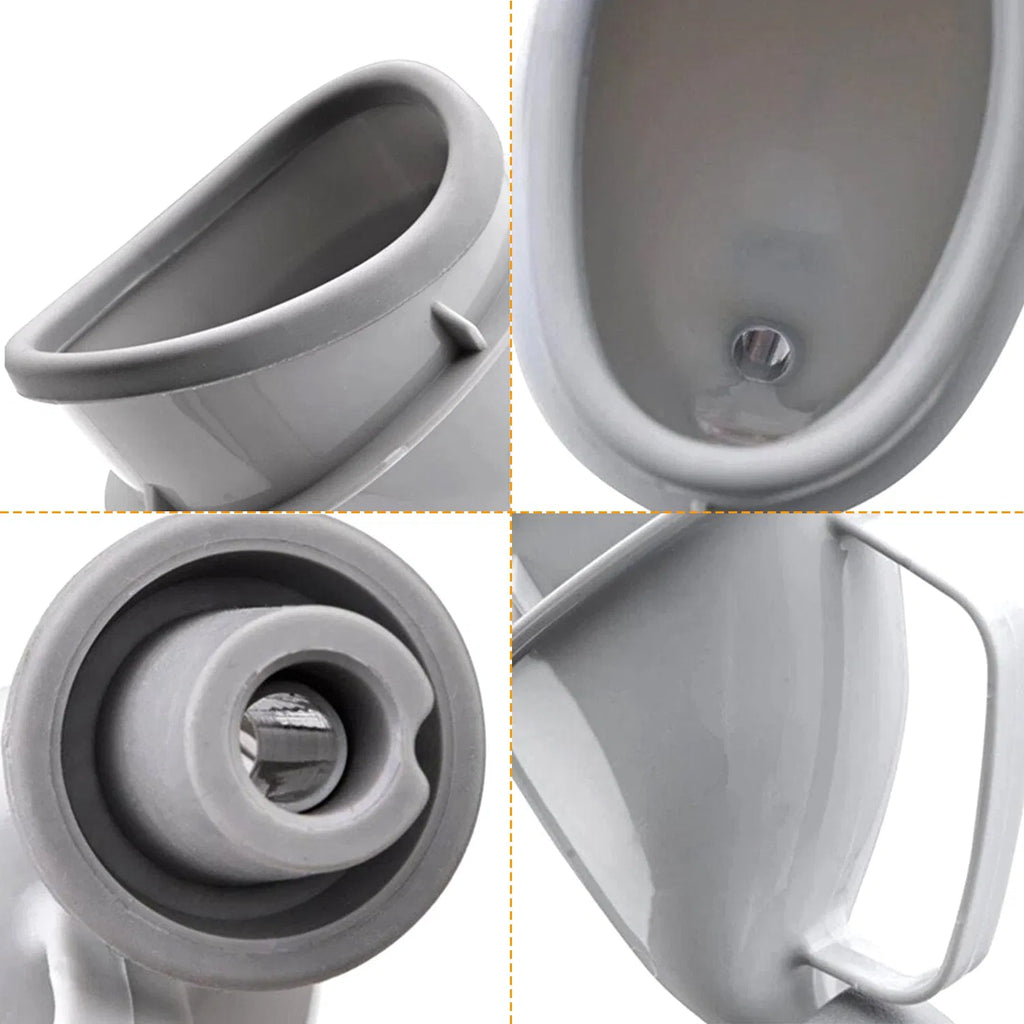 Portable Emergency Urinal Funnel for Men & Women, PP+TPR Standing Pee Funnel, Leak Proof Travel Urine Device for Car, Camping, Traffic Jam & Outdoor Use